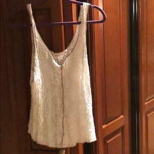 Lace tank top